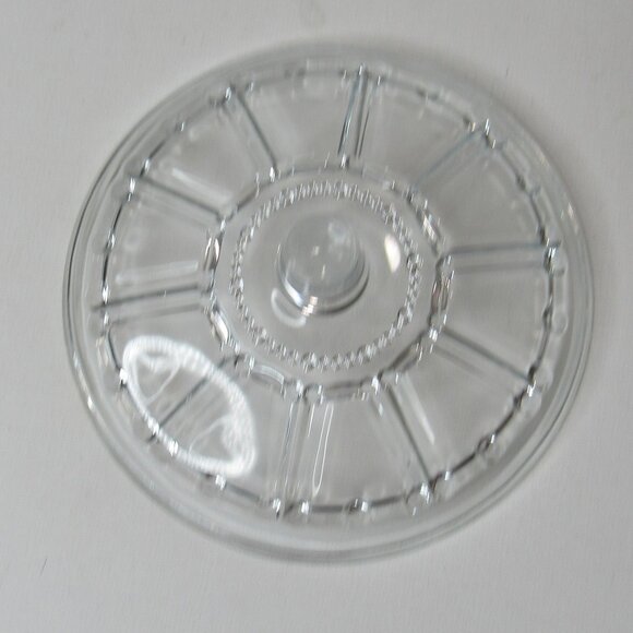 Vintage Holiday Time 7 Inch Glass Covered Candy Dish/Bowl with Lid NEW IN BOX - Picture 4 of 9